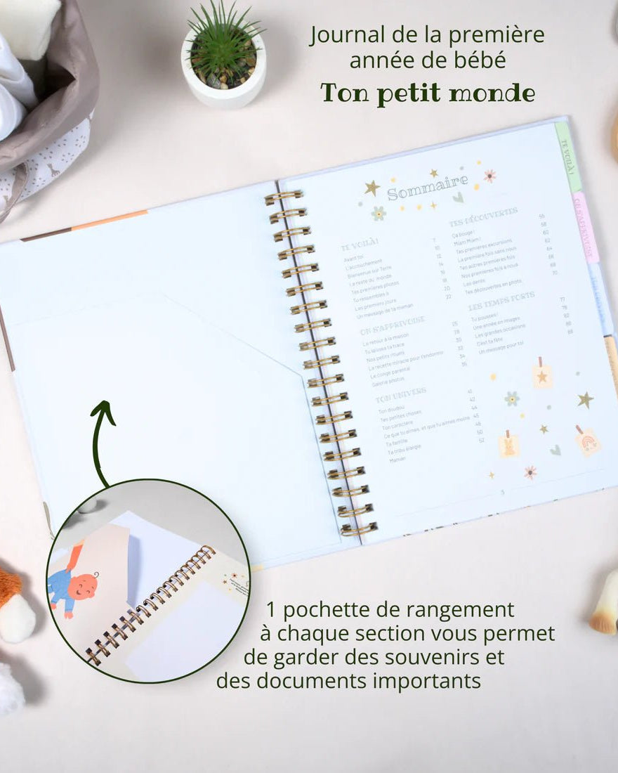 Planificateur bébé – Ton petit monde -Art & bricolage- Boutique LeoLudo-PBI