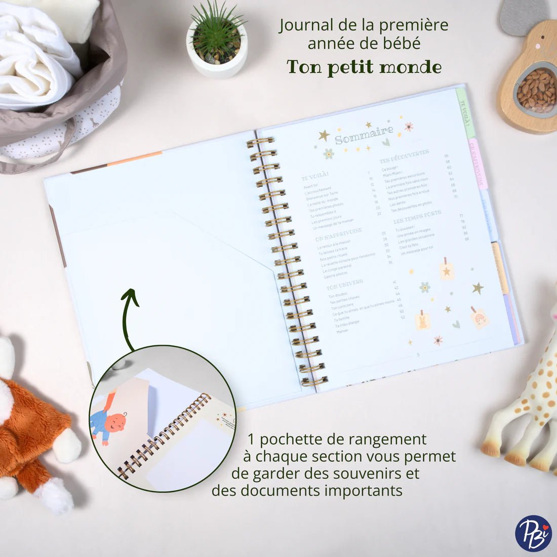 Planificateur bébé – Ton petit monde -Art & bricolage- Boutique LeoLudo-PBI