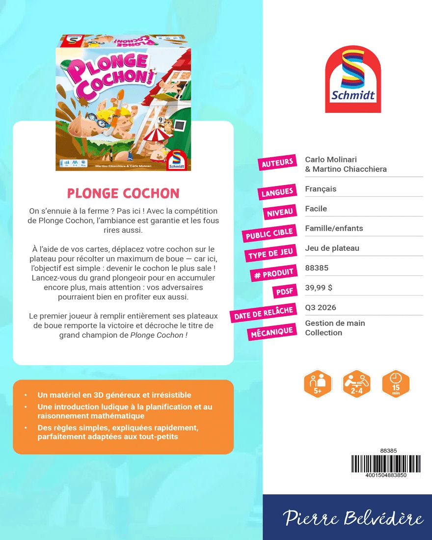 Plonge Cochon – Jeu de société -Jeux de société- Boutique LeoLudo-Schmidt