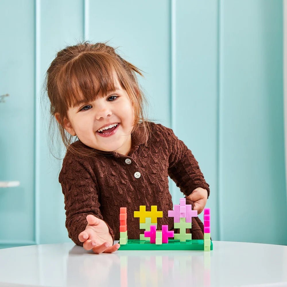 Plus - Plus Big - Fleurs (100 pcs) - Jeux de construction - Boutique LeoLudo - Plus - Plus