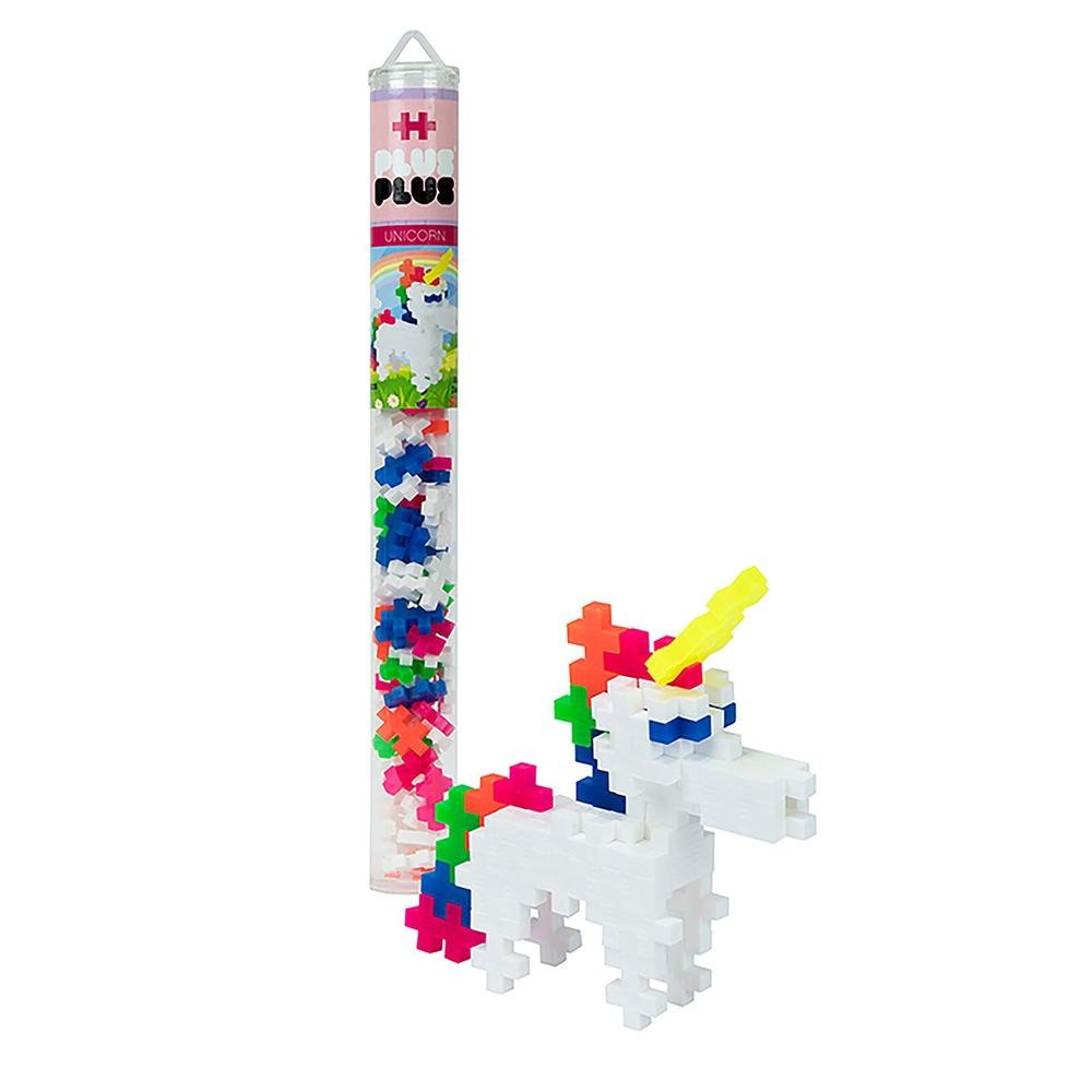Plus - Plus Mini - Tube Licorne (70 pcs) - Jeux de construction - Boutique LeoLudo - Plus - Plus