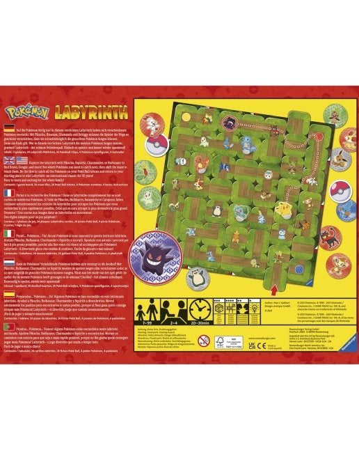 Pokémon Labyrinthe - Jeux de société - Boutique LeoLudo - Ravensburger