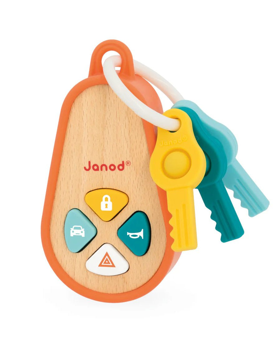 Porte - clés interactif classique Janod - Jouets d'éveil - Boutique LeoLudo - Janod