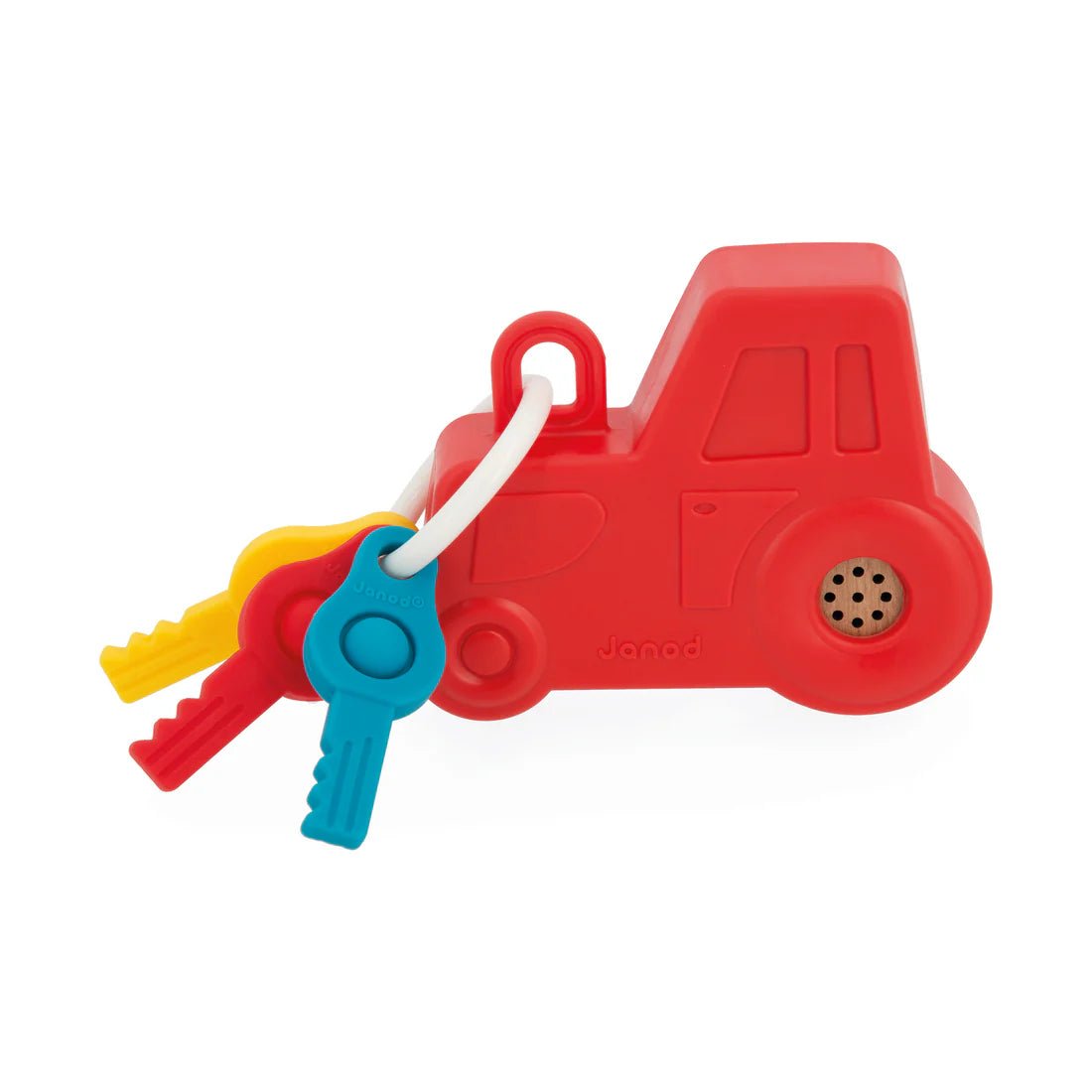 Porte - clés tracteur – La ferme Janod - Jouets d'éveil - Boutique LeoLudo - Janod