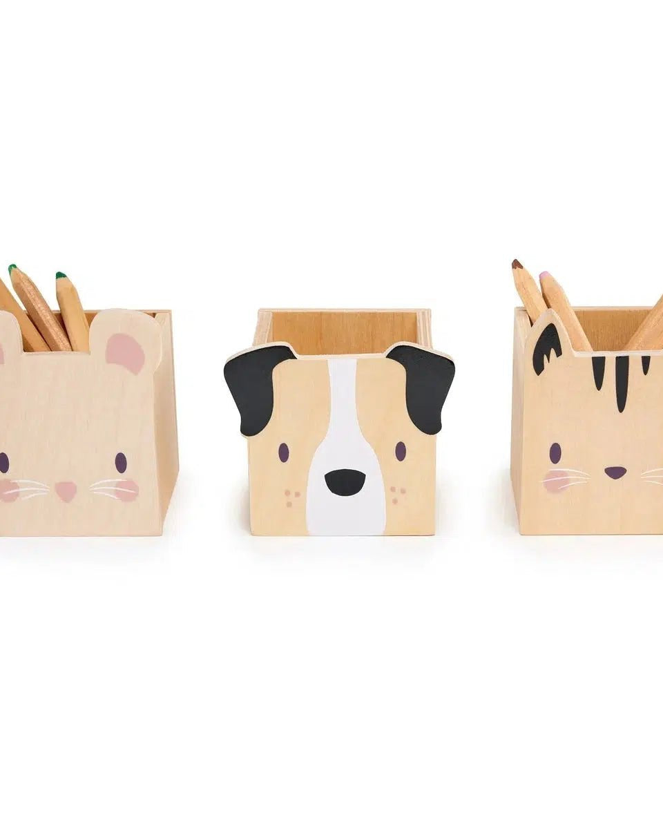 Porte crayons animaux - Art & bricolage - Boutique LeoLudo - Tender Leaf Toys