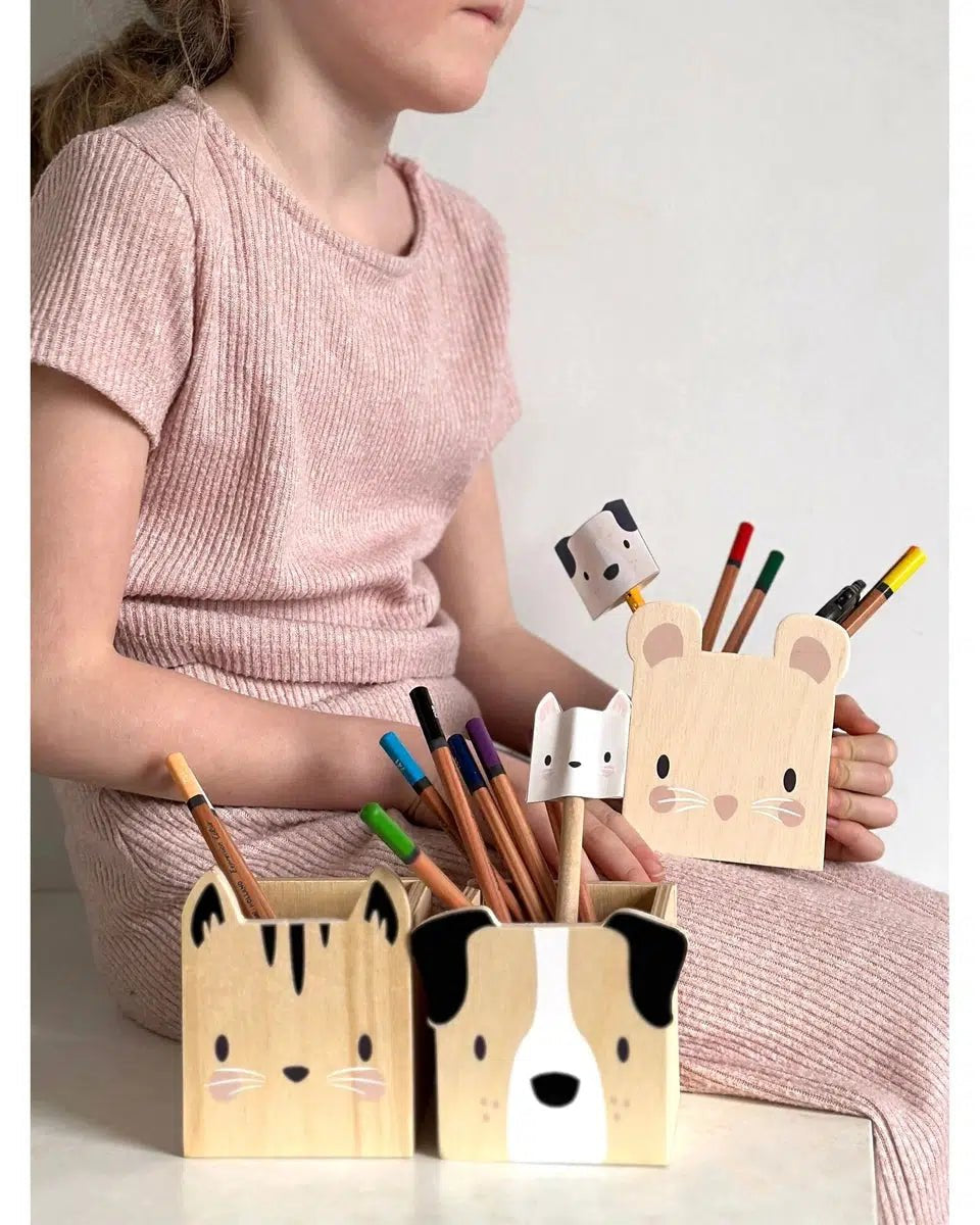 Porte crayons animaux - Art & bricolage - Boutique LeoLudo - Tender Leaf Toys