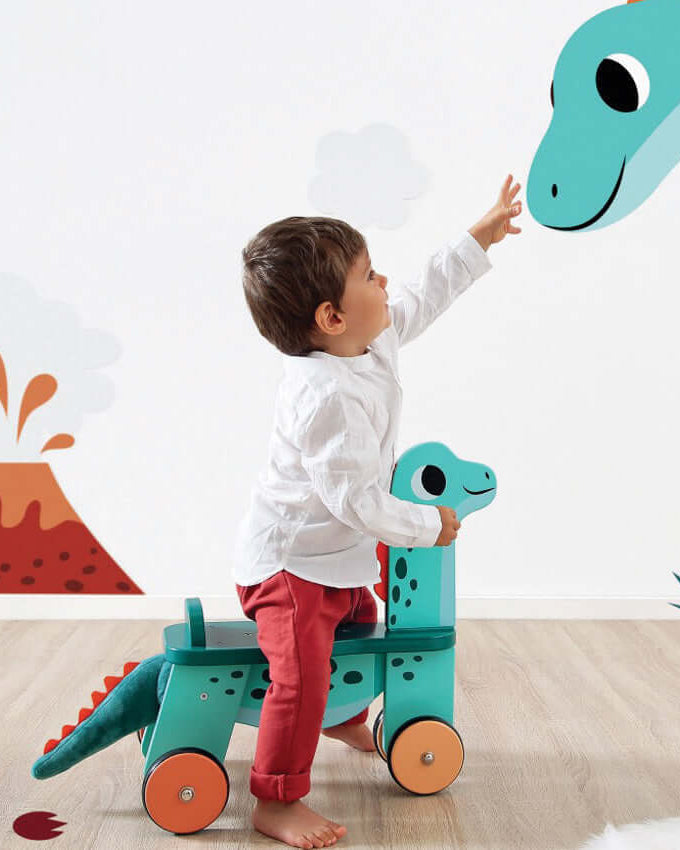 Porteur en bois Porto - saurus - Porteurs - Boutique LeoLudo - Janod