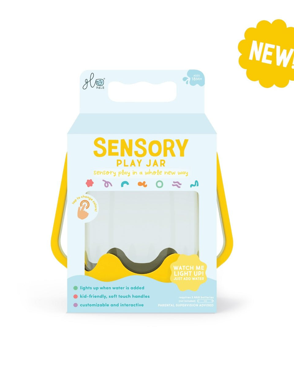 Pot lumineux sensoriel - Jeux de motricité fine - Boutique LeoLudo - Glo Pals