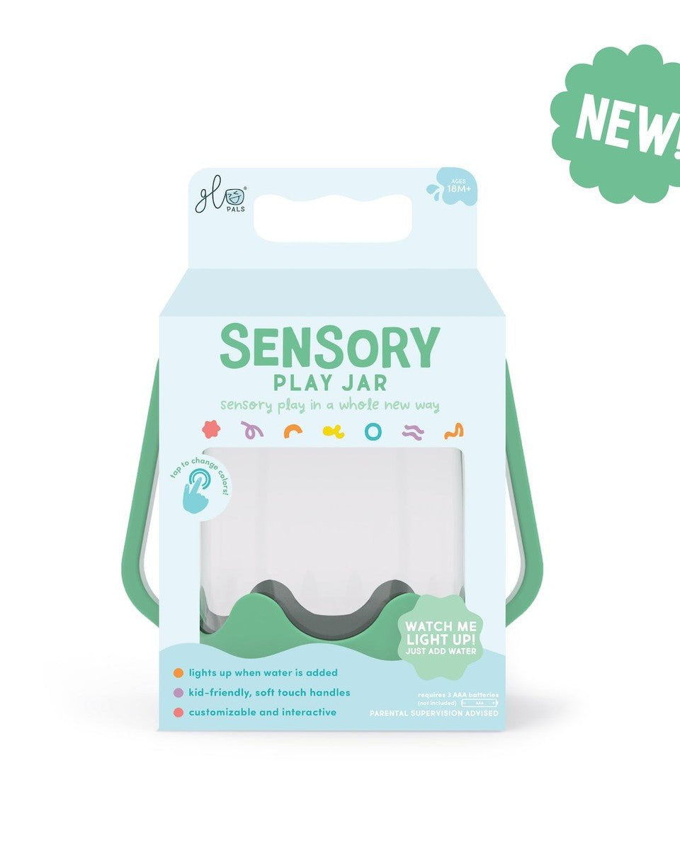 Pot lumineux sensoriel - Jeux de motricité fine - Boutique LeoLudo - Glo Pals