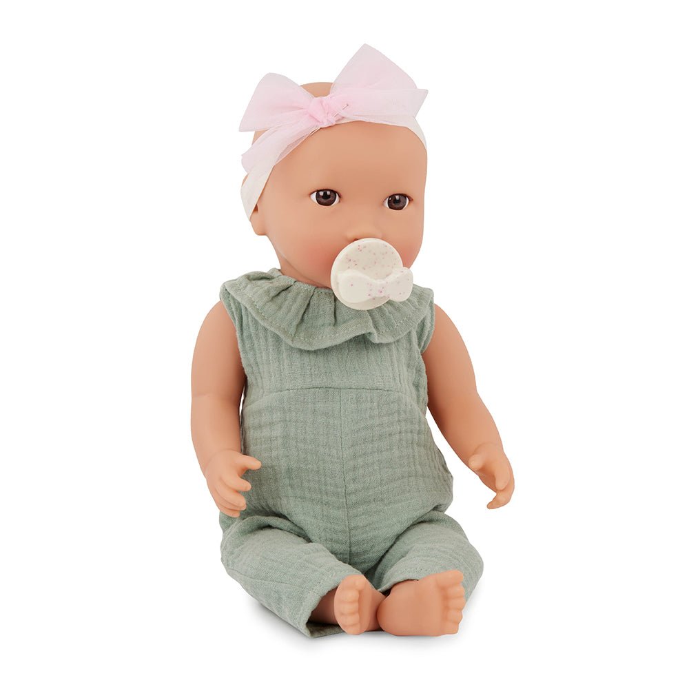 Poupée bébé LullaBaby 35 cm – Tenue une - pièce verte - Poupées - Boutique LeoLudo - LullaBaby