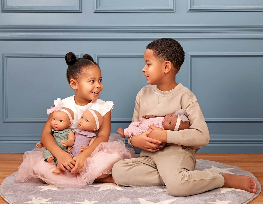 Poupée bébé LullaBaby 35 cm – Tenue une - pièce verte - Poupées - Boutique LeoLudo - LullaBaby