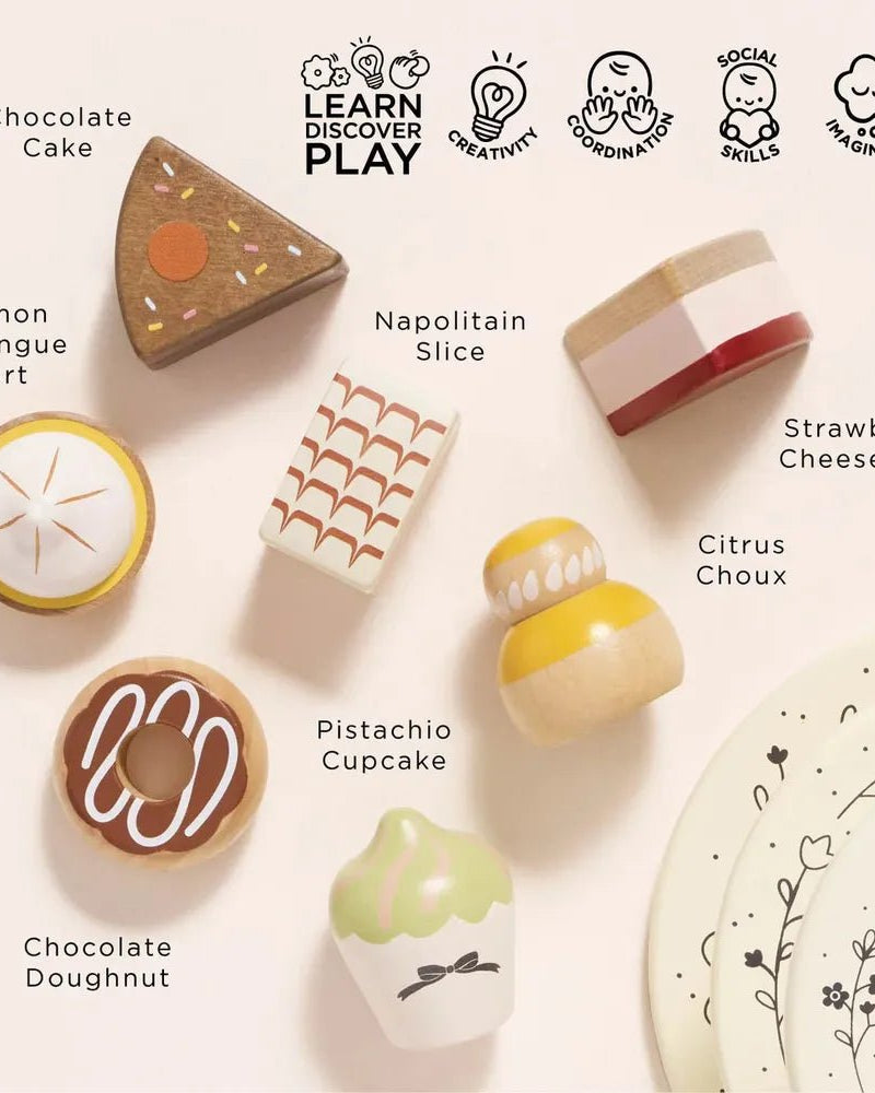 Présentoir à gâteaux trois étages - Jouets d'imitation - Boutique LeoLudo - Le Toy Van