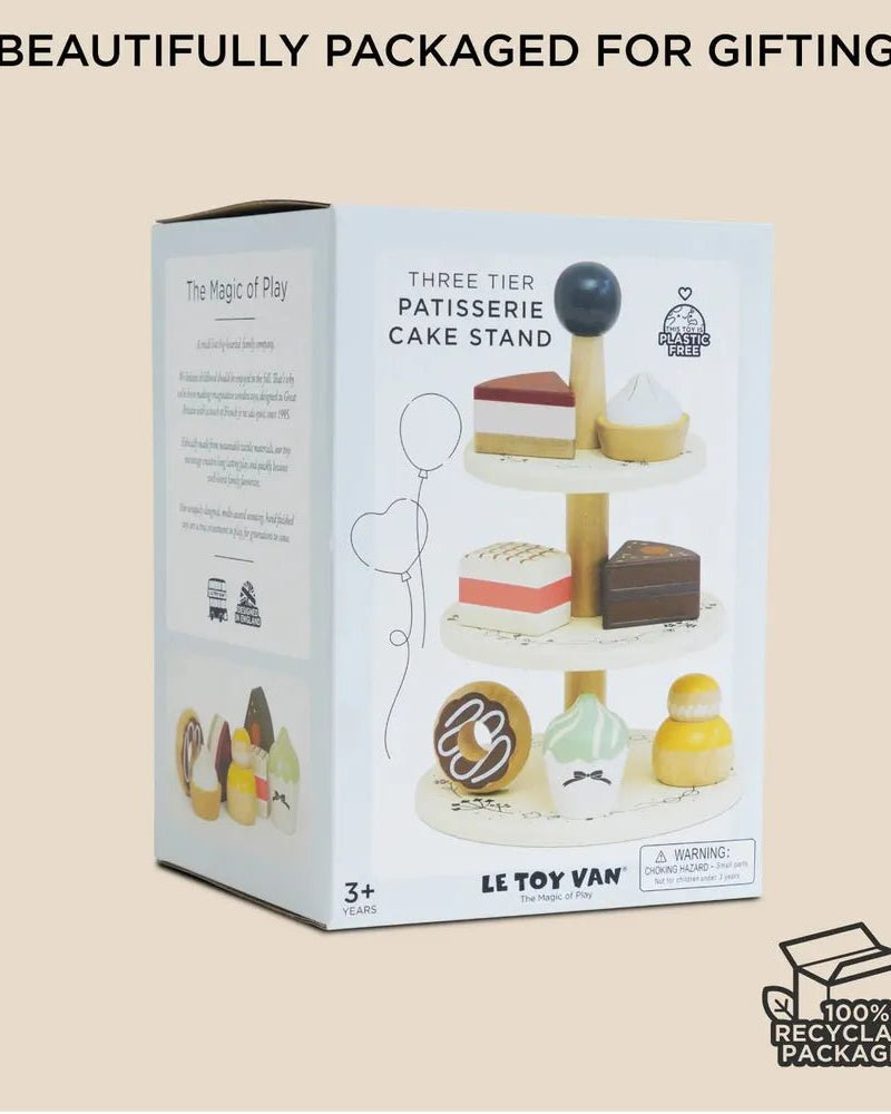Présentoir à gâteaux trois étages - Jouets d'imitation - Boutique LeoLudo - Le Toy Van