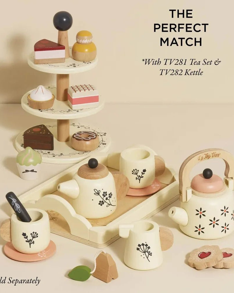 Présentoir à gâteaux trois étages - Jouets d'imitation - Boutique LeoLudo - Le Toy Van