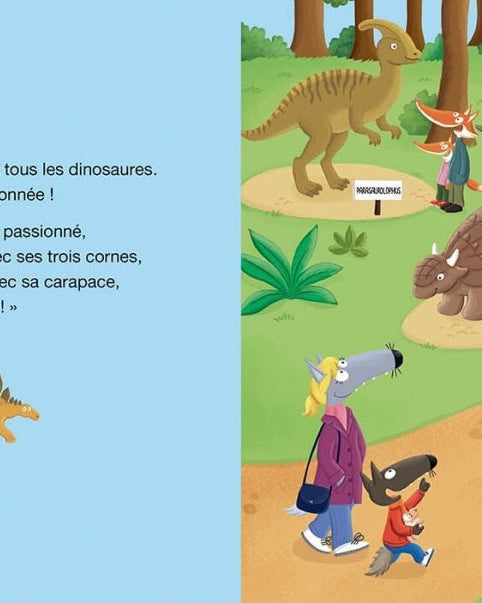 P'tit Loup adore les dinosaures -Livres- Boutique LeoLudo-Auzou