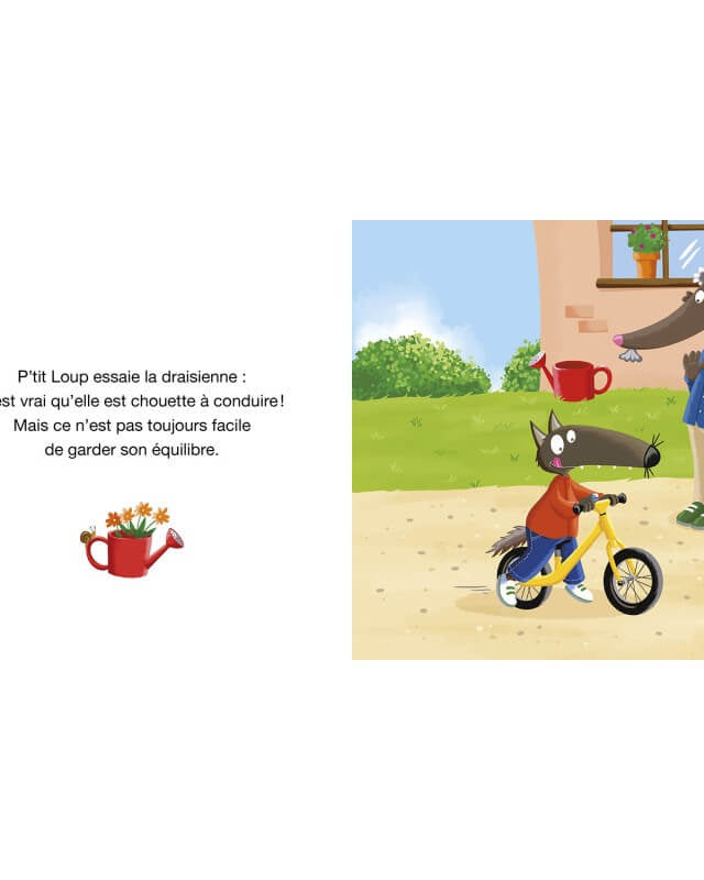 P'tit Loup fait du vélo - Livres - Boutique LeoLudo - Auzou