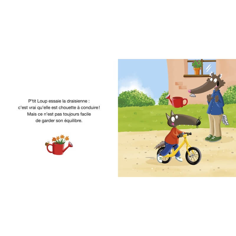 P'tit Loup fait du vélo - Livres - Boutique LeoLudo - Auzou