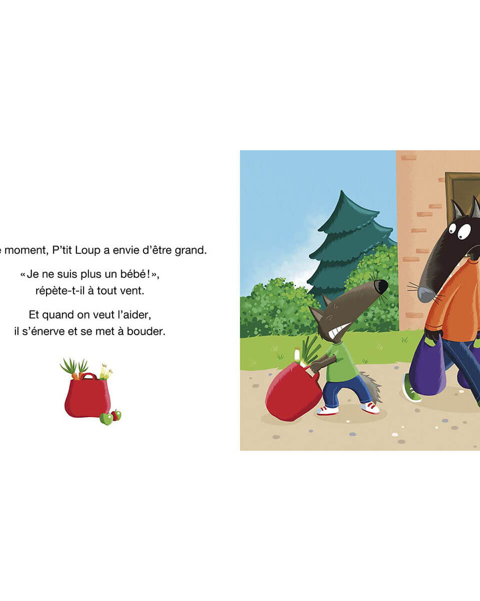 P'tit Loup veut tout faire comme un grand - Livres - Boutique LeoLudo - Auzou