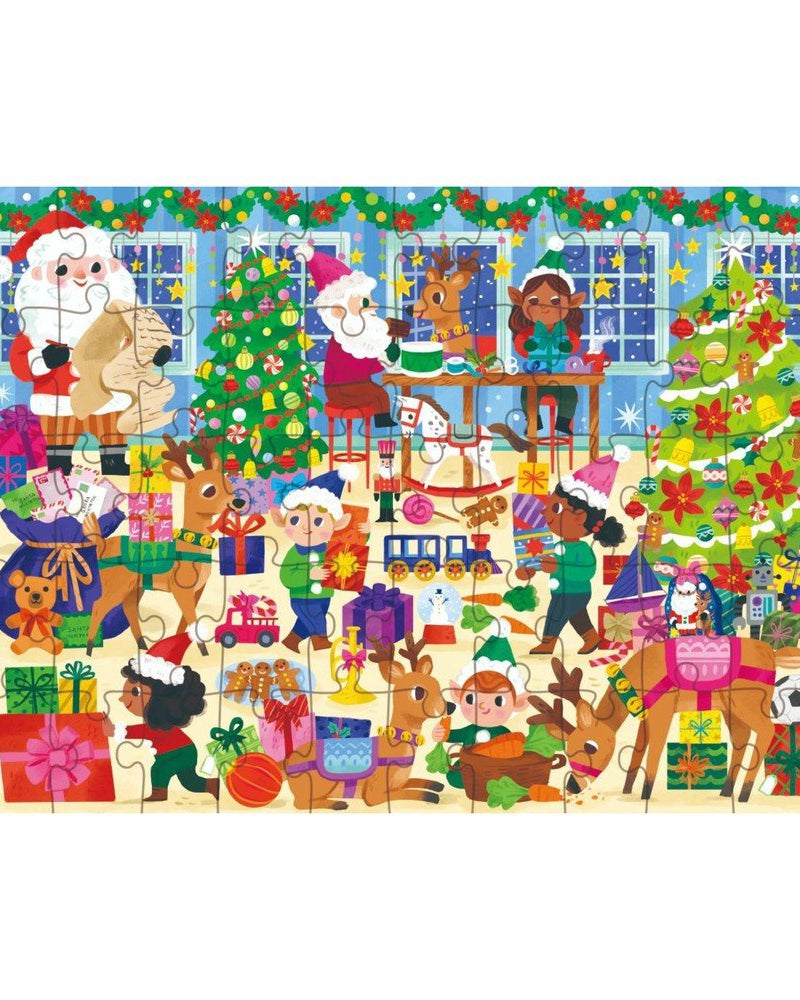 Puzze Atelier du Père Noël (50 pcs) -Casse-têtes- Boutique LeoLudo-Crocodile Creek