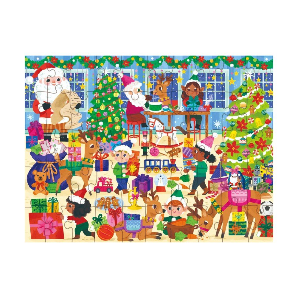 Puzze Atelier du Père Noël (50 pcs) -Casse-têtes- Boutique LeoLudo-Crocodile Creek
