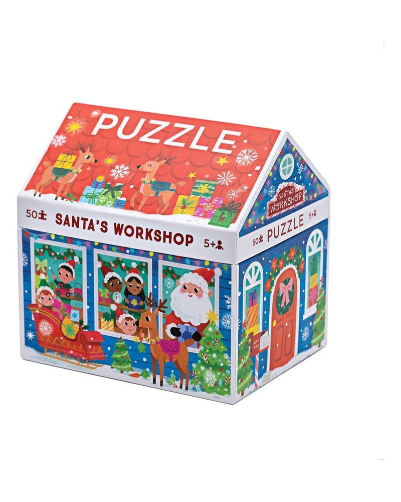 Puzze Atelier du Père Noël (50 pcs) -Casse-têtes- Boutique LeoLudo-Crocodile Creek