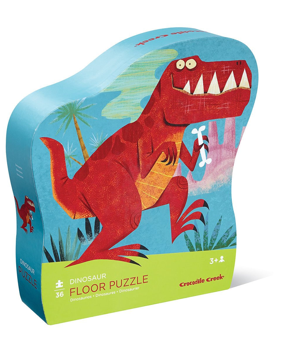 Puzzle de sol - Dinosaures (36 pcs) - Casse - têtes - Boutique LeoLudo - Crocodile Creek