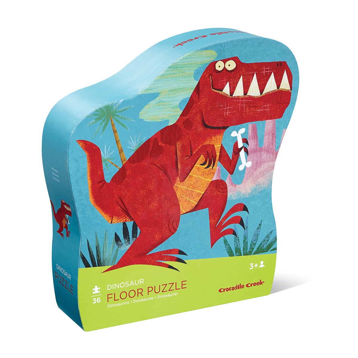Puzzle de sol - Dinosaures (36 pcs) - Casse - têtes - Boutique LeoLudo - Crocodile Creek