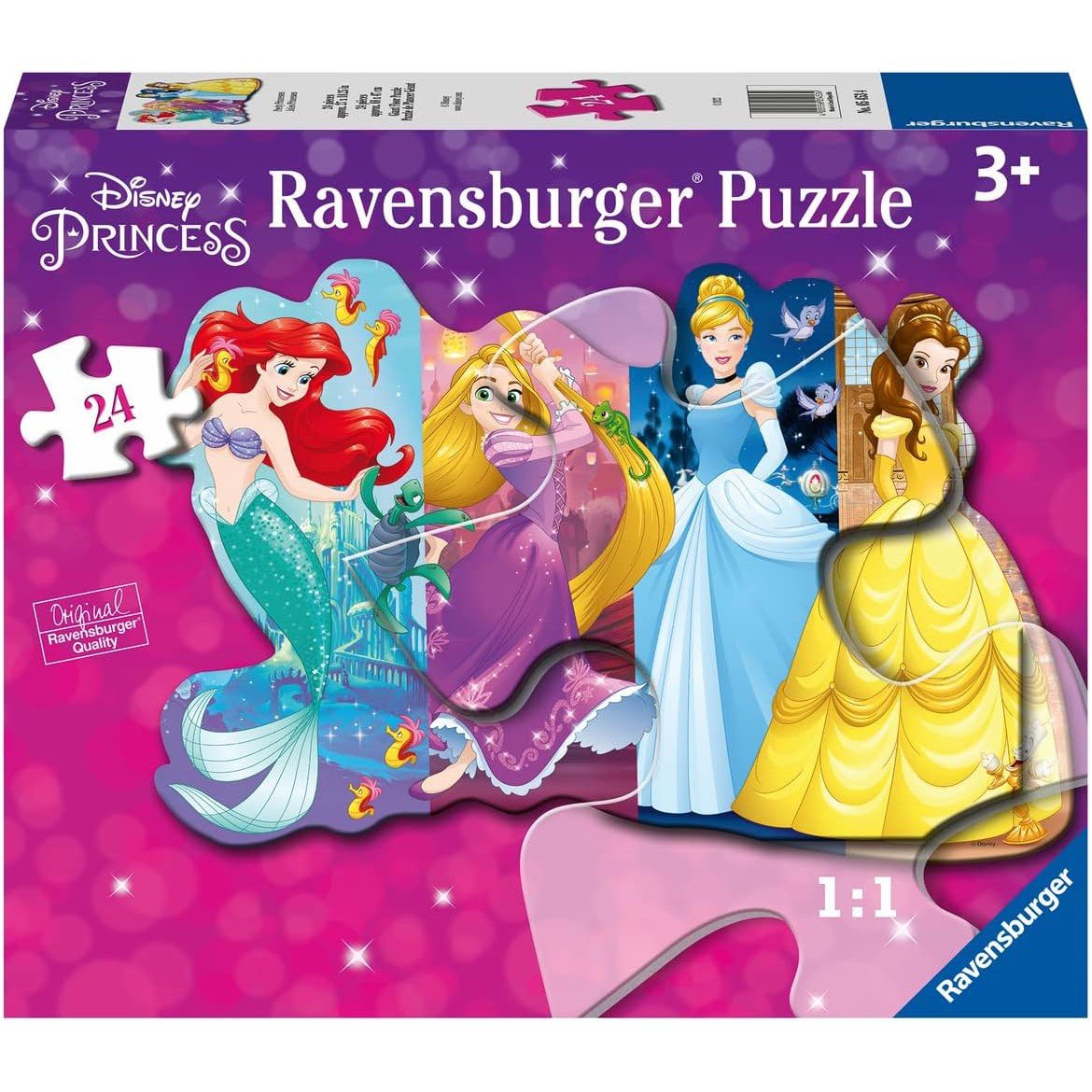 Puzzle de sol Disney Pretty Princesses (24 pcs) - Casse - têtes - Boutique LeoLudo - Ravensburger