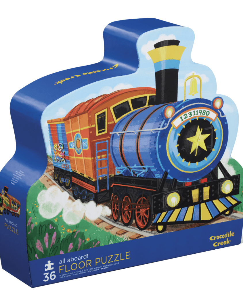 Puzzle de sol - Tous à bord! (36 pcs) - Casse - têtes - Boutique LeoLudo - Crocodile Creek