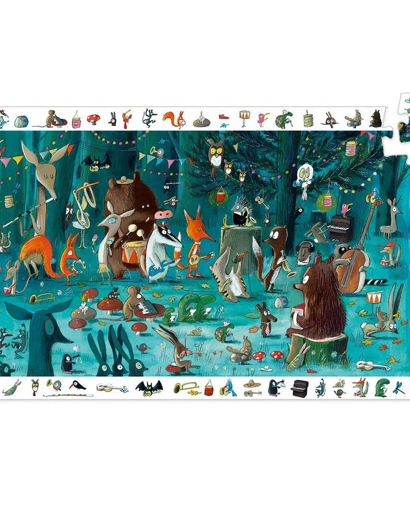 Puzzle d'observation - L'orchestre (35 pcs) - Casse - têtes - Boutique LeoLudo - Djeco
