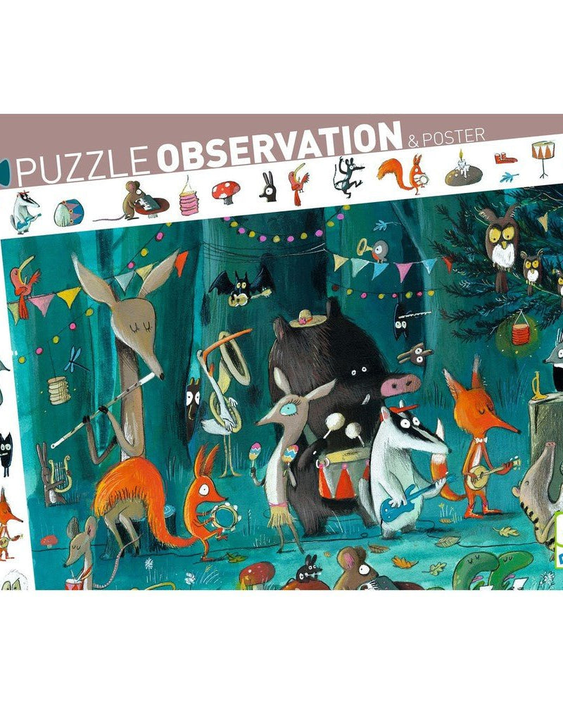Puzzle d'observation - L'orchestre (35 pcs) - Casse - têtes - Boutique LeoLudo - Djeco