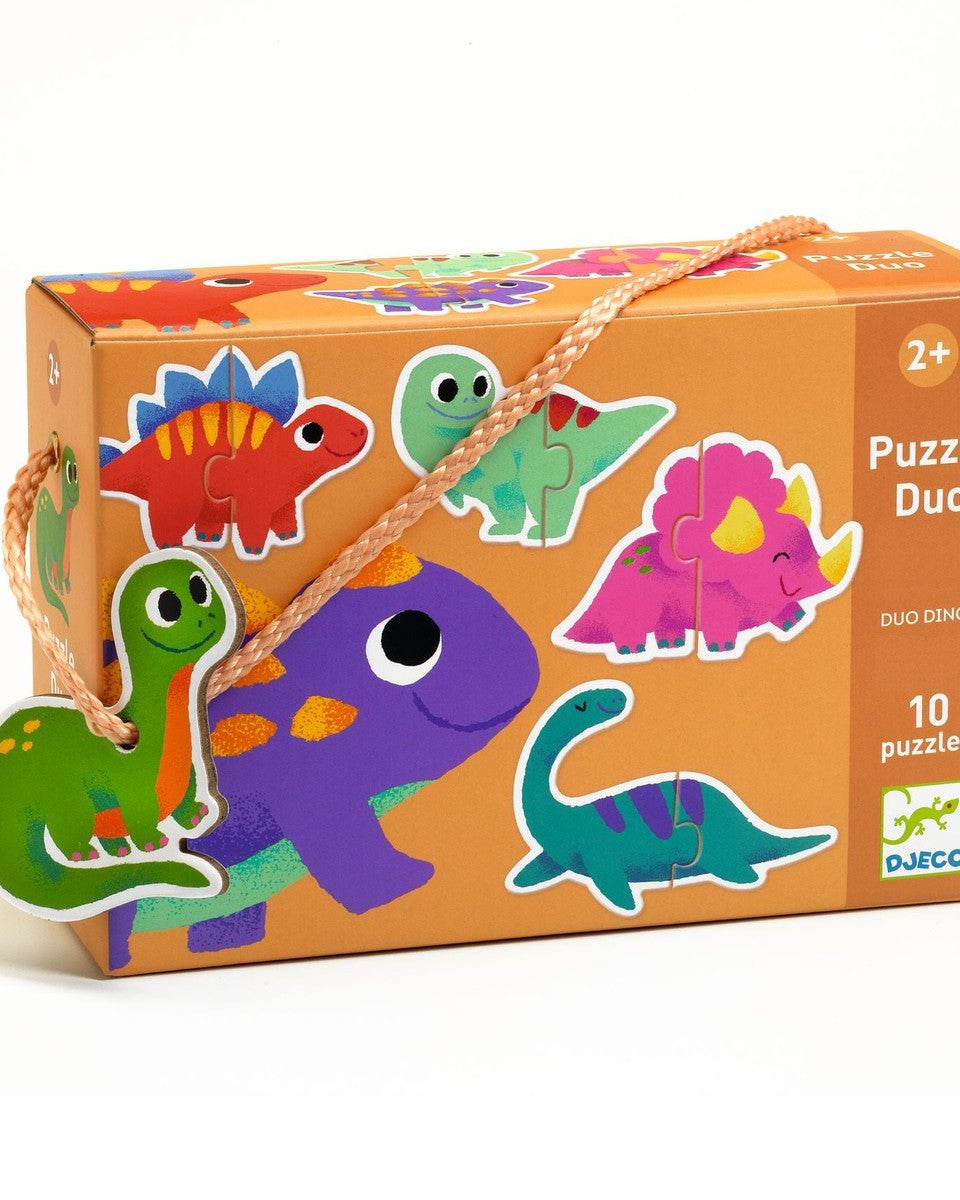 Puzzle duo - Dinos - Casse - têtes - Boutique LeoLudo - Djeco