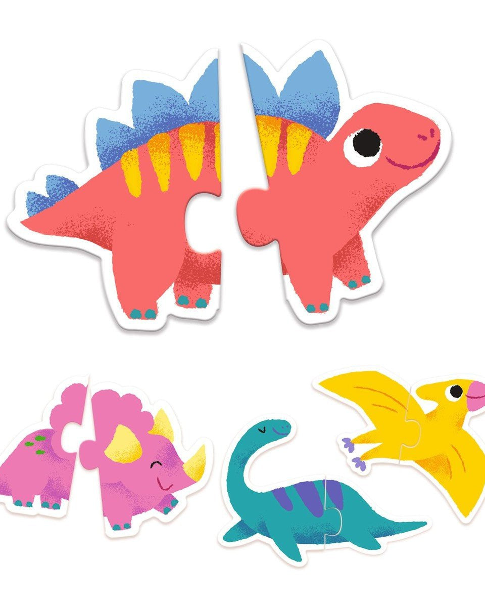 Puzzle duo - Dinos - Casse - têtes - Boutique LeoLudo - Djeco