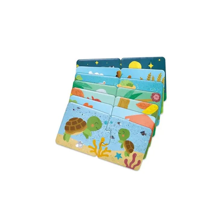 Puzzle duo familles d’animaux - Casse - têtes - Boutique LeoLudo - Hape
