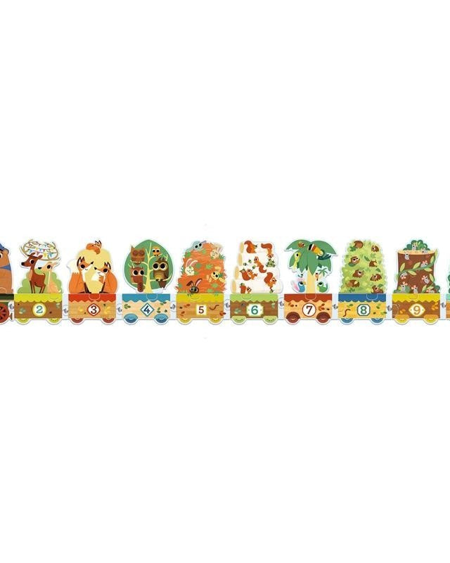 Puzzle duo - Je compte (20 pcs) - Casse - têtes - Boutique LeoLudo - Djeco