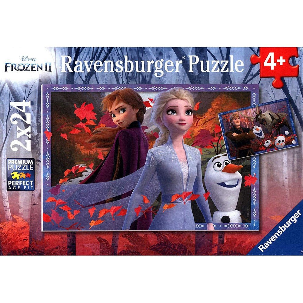 Puzzle Frozen Frosty Adventures (2 x 24 pcs) - Casse - têtes - Boutique LeoLudo - Ravensburger