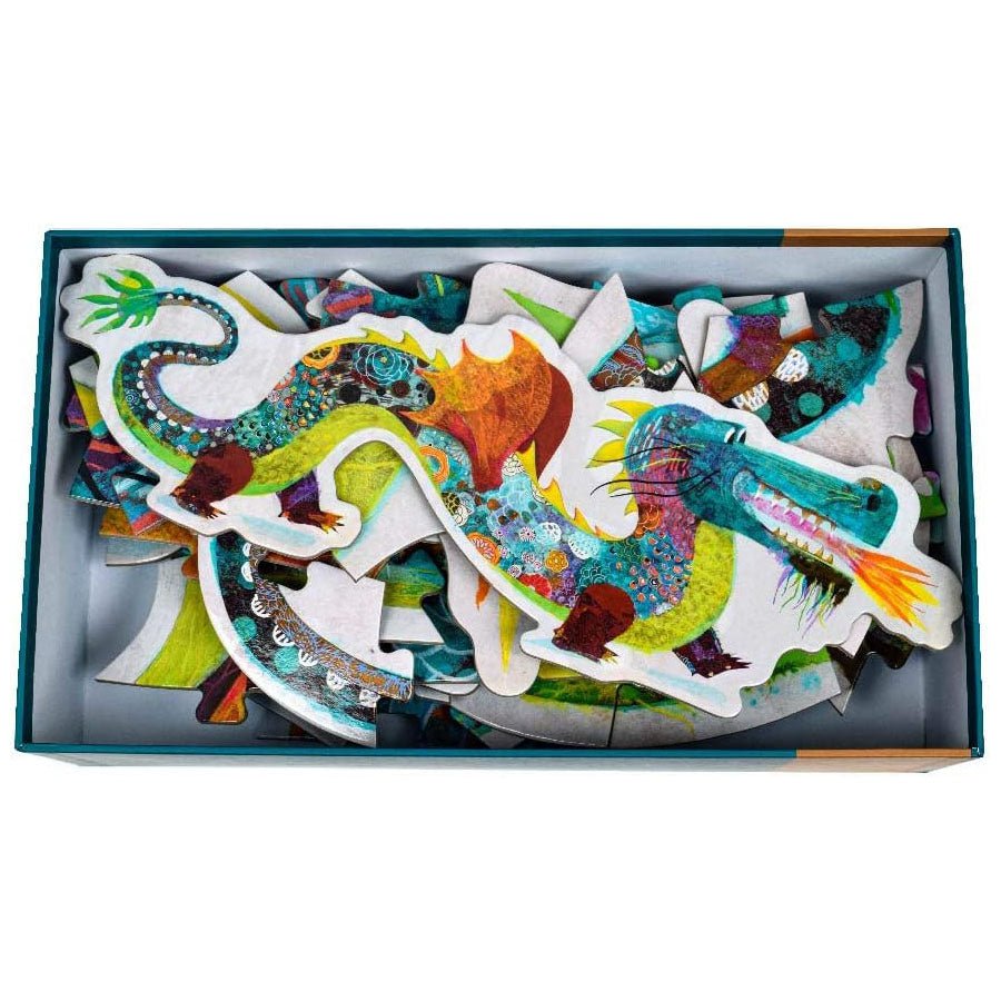 Puzzle géant Léon le dragon (58 pcs) - Casse - têtes - Boutique LeoLudo - Djeco