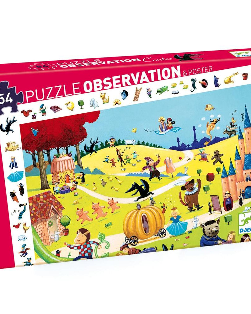 Puzzle observation - Contes (54 pcs) -Casse-têtes- Boutique LeoLudo-Djeco