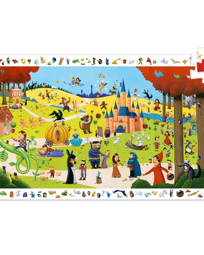 Puzzle observation - Contes (54 pcs) -Casse-têtes- Boutique LeoLudo-Djeco
