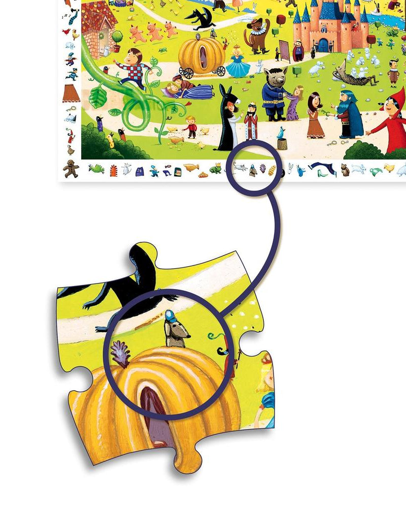 Puzzle observation - Contes (54 pcs) -Casse-têtes- Boutique LeoLudo-Djeco
