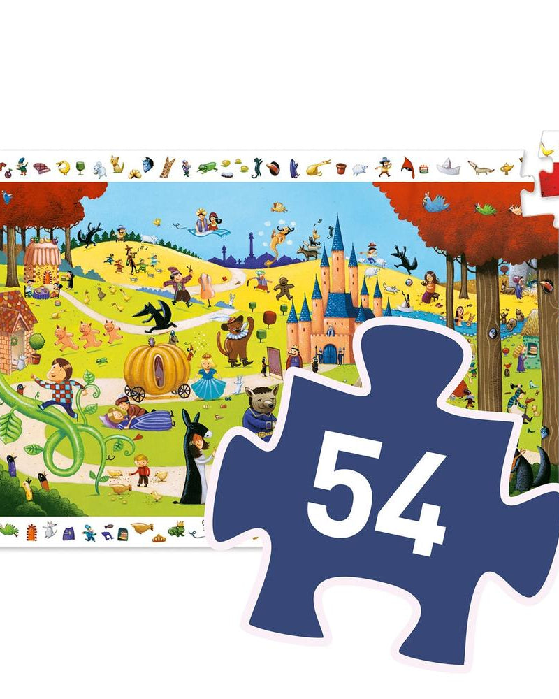 Puzzle observation - Contes (54 pcs) -Casse-têtes- Boutique LeoLudo-Djeco