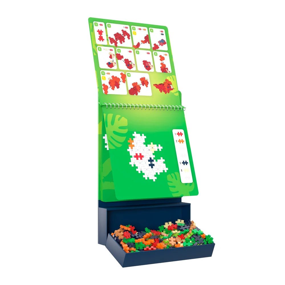 Puzzle par numéro - Carnet d'activités - Dinosaures (125pcs) - Jeux de construction - Boutique LeoLudo - Plus - Plus