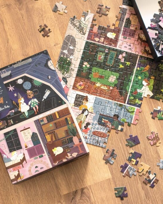 Puzzle Parisiennes - L'hôtel particulier (200 pcs) - Casse - têtes - Boutique LeoLudo - Moulin Roty