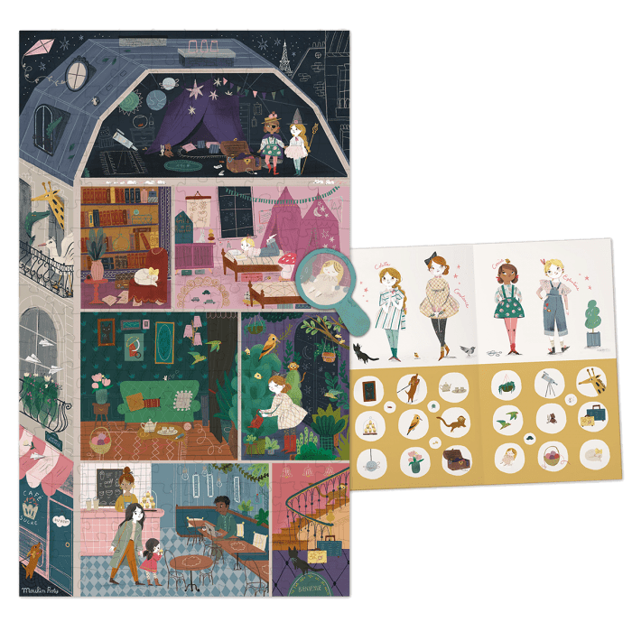 Puzzle Parisiennes - L'hôtel particulier (200 pcs) - Casse - têtes - Boutique LeoLudo - Moulin Roty