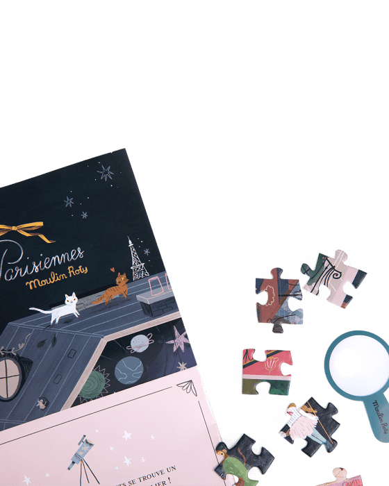 Puzzle Parisiennes - L'hôtel particulier (200 pcs) - Casse - têtes - Boutique LeoLudo - Moulin Roty