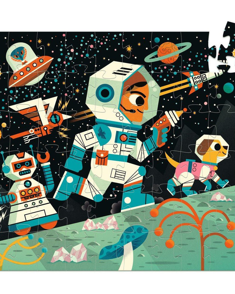Puzzle silhouette - Station spatiale (54 pcs) - Casse - têtes - Boutique LeoLudo - Djeco