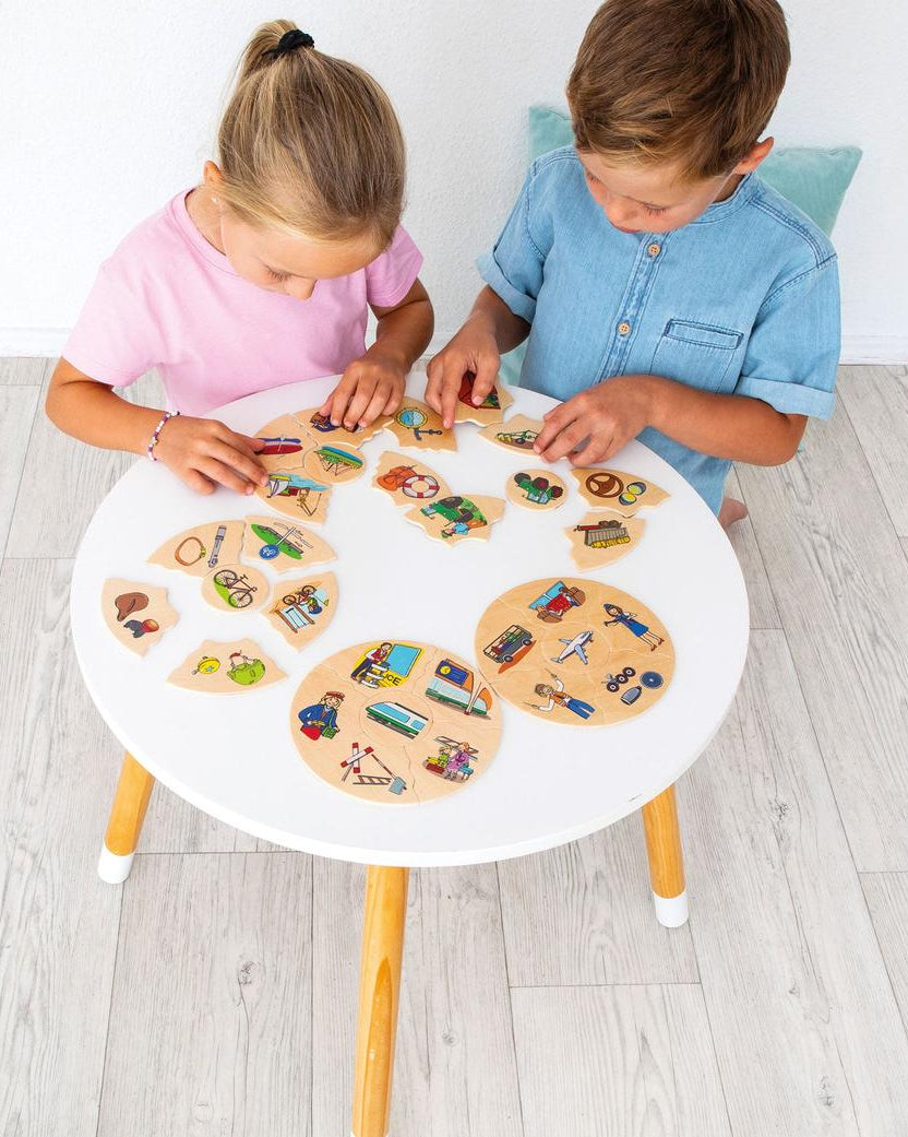Puzzle Technico - Véhicules - Casse - têtes - Boutique LeoLudo - Beleduc
