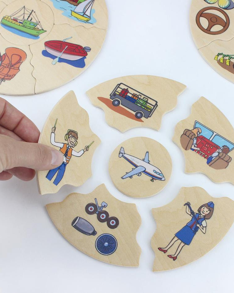 Puzzle Technico - Véhicules - Casse - têtes - Boutique LeoLudo - Beleduc