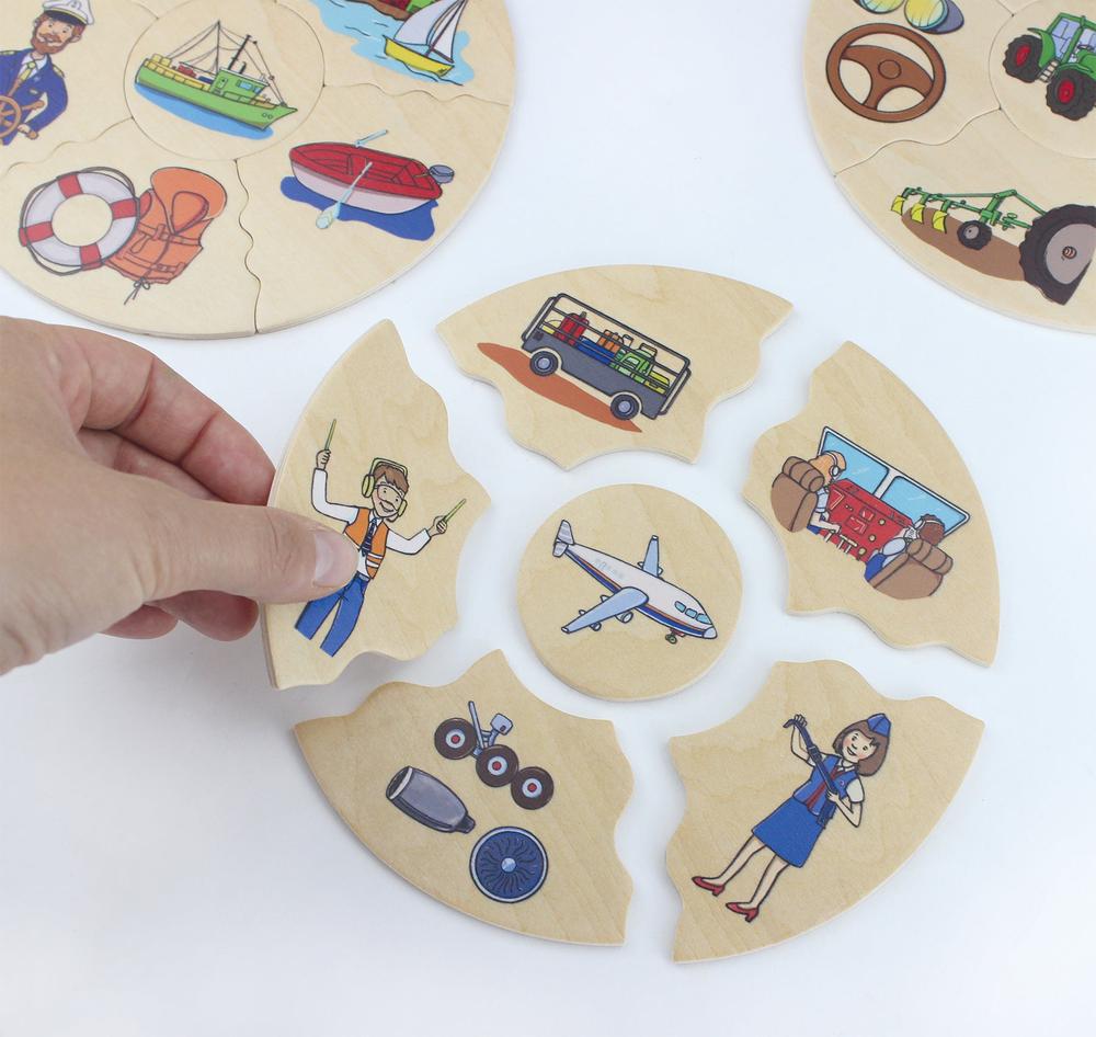 Puzzle Technico - Véhicules - Casse - têtes - Boutique LeoLudo - Beleduc