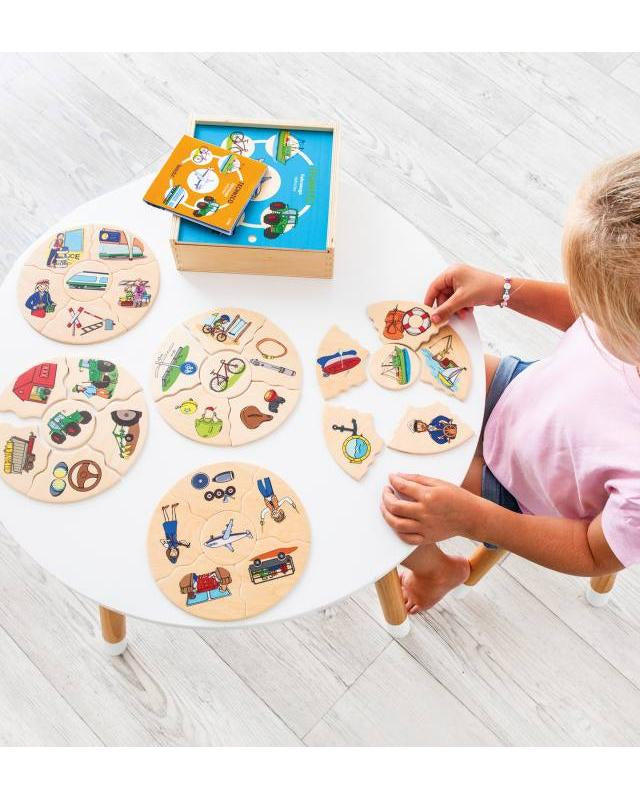 Puzzle Technico - Véhicules - Casse - têtes - Boutique LeoLudo - Beleduc